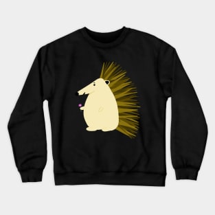 Hedgehog and Daisy Crewneck Sweatshirt